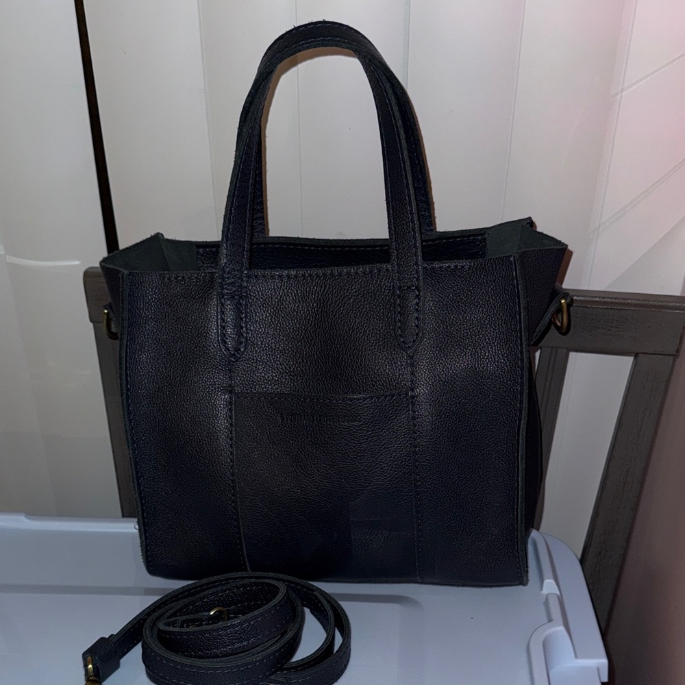 EUCC - Portland Leather Goods - Lola Crossbody Tote - Night Owl